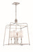 Crystorama - 2244-PN - Four Light Chandelier - Sylvan - Polished Nickel