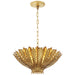 Visual Comfort Signature - ARN 5001G - Three Light Chandelier - Hampton - Gild