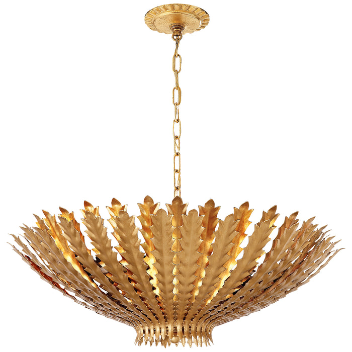 Visual Comfort Signature - ARN 5011G - Six Light Chandelier - Hampton - Gild