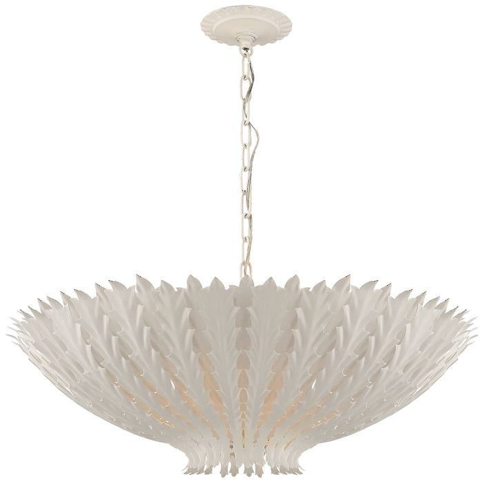 Visual Comfort Signature - ARN 5011PW - Six Light Chandelier - Hampton - Plaster White