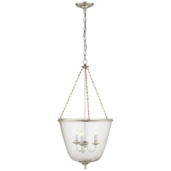 Visual Comfort Signature - ARN 5200BSL - Three Light Lantern - Pondview - Burnished Silver Leaf