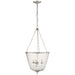 Visual Comfort Signature - ARN 5200BSL - Three Light Lantern - Pondview - Burnished Silver Leaf