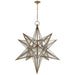 Visual Comfort Signature - CHC 5213GI-AM - Three Light Lantern - Moravian Star - Gilded Iron