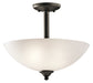 Kichler - 43641OZ - Two Light Pendant/Semi Flush Mount - Jolie - Olde Bronze