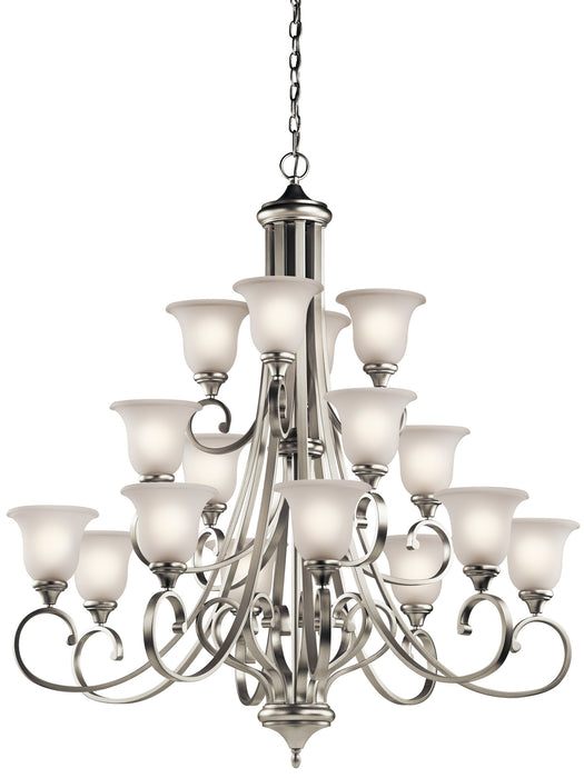 Kichler - 43192NI - 16 Light Chandelier - Monroe - Brushed Nickel