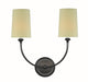 Crystorama - 2242-DB - Two Light Wall Sconce - Sylvan - Dark Bronze