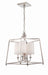 Crystorama - 2245-PN - Four Light Chandelier - Sylvan - Polished Nickel