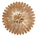 Crystorama - 505-GA - Four Light Semi Flush Mount - Broche - Antique Gold