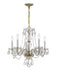 Crystorama - 5085-PB-CL-MWP - Five Light Chandelier - Traditional Crystal - Polished Brass