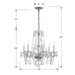 Crystorama - 5086-CH-CL-MWP - Six Light Chandelier - Traditional Crystal - Polished Chrome