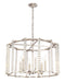 Crystorama - 8856-PN - Six Light Chandelier - Carson - Polished Nickel