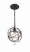 Crystorama - 9220-EB - One Light Pendant - Solaris - English Bronze