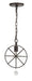 Crystorama - 9220-EB - One Light Pendant - Solaris - English Bronze