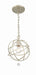 Crystorama - 9220-OS - One Light Pendant - Solaris - Olde Silver