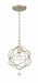 Crystorama - 9220-OS - One Light Pendant - Solaris - Olde Silver