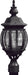 Artcraft - AC8363BK - Three Light Outdoor Post Mount - Classico - Black