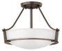 Hinkley - 3220OB-WH - LED Semi-Flush Mount - Hathaway - Olde Bronze