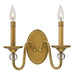 Hinkley - 4952HB - LED Wall Sconce - Eleanor - Heritage Brass