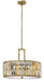 Fredrick Ramond - FR33735SLF - LED Foyer Pendant - Gemma - Silver Leaf