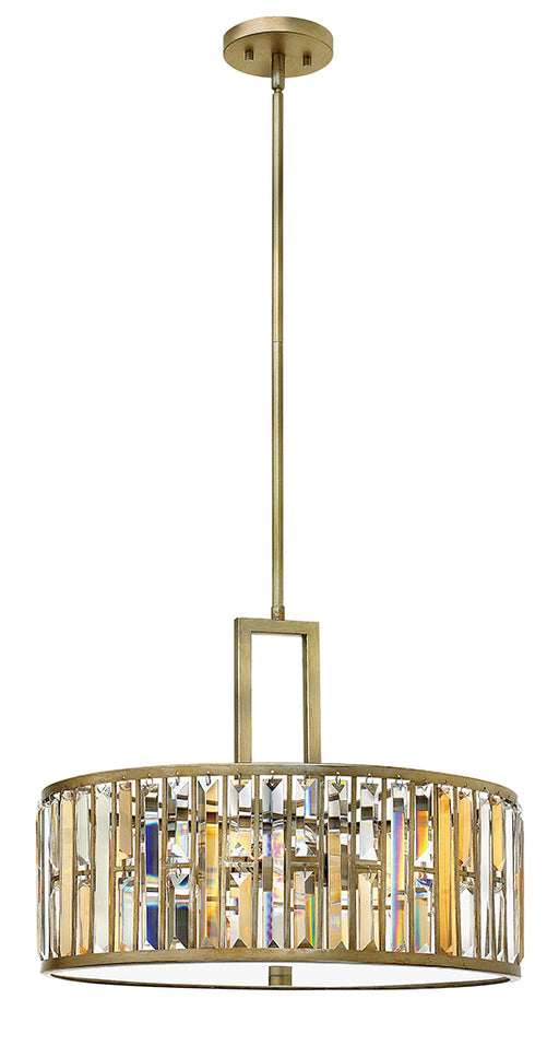 Fredrick Ramond - FR33735SLF - LED Foyer Pendant - Gemma - Silver Leaf