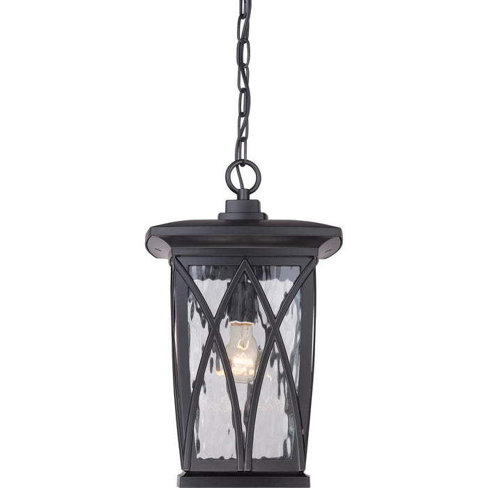 Quoizel - GVR1910K - One Light Outdoor Hanging Lantern - Grover - Mystic Black