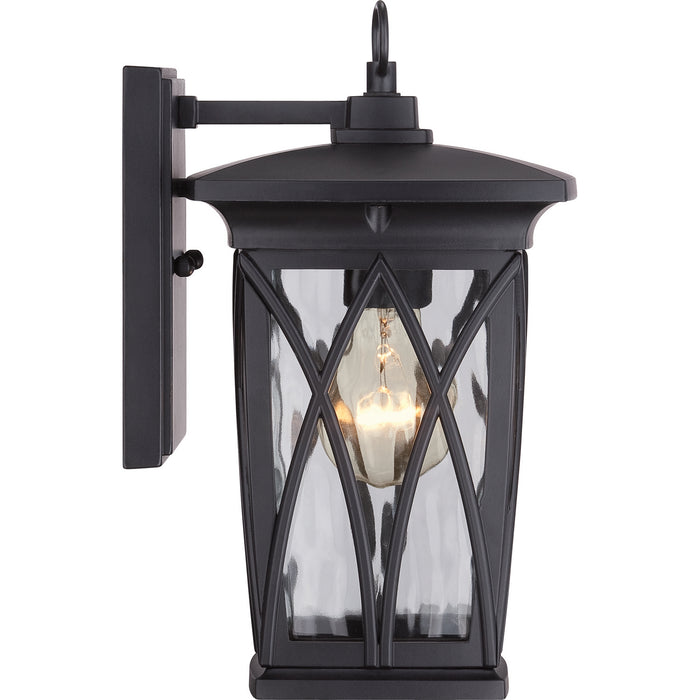 Quoizel - GVR8406K - One Light Outdoor Wall Lantern - Grover - Mystic Black