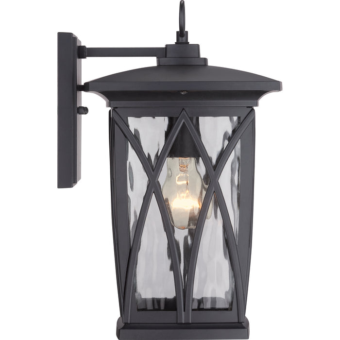 Quoizel - GVR8408K - One Light Outdoor Wall Lantern - Grover - Mystic Black