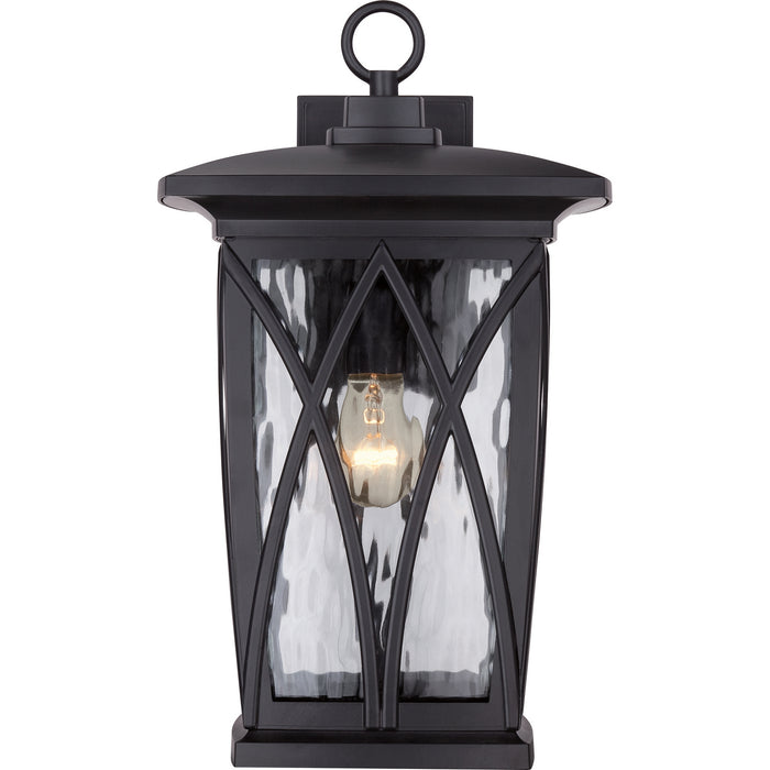 Quoizel - GVR8410K - One Light Outdoor Wall Lantern - Grover - Mystic Black