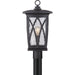 Quoizel - GVR9010K - One Light Outdoor Post Mount - Grover - Mystic Black