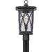 Quoizel - GVR9010K - One Light Outdoor Post Mount - Grover - Mystic Black