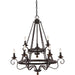 Quoizel - NBE5009RK - Nine Light Chandelier - Noble - Rustic Black