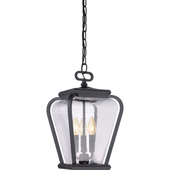 Quoizel - PRV1909K - Three Light Outdoor Hanging Lantern - Province - Mystic Black