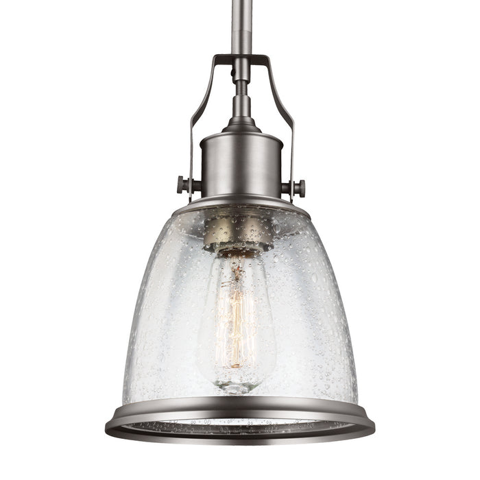 Generation Lighting. - P1354SN - One Light Pendant - Hobson - Satin Nickel