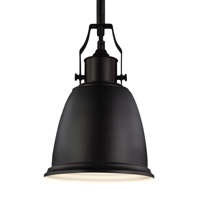 Generation Lighting. - P1357ORB - One Light Pendant - Hobson - Oil Rubbed Bronze