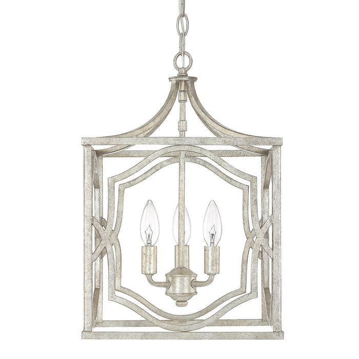 Capital Lighting - 9481AS - Three Light Foyer Pendant - Blakely - Antique Silver