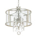 Capital Lighting - 9484AS-CR - Four Light Pendant - Blakely - Antique Silver