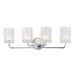 Hudson Valley - 1334-PC - Four Light Bath Bracket - Dexter - Polished Chrome