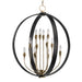 Hudson Valley - 6730-AOB - 12 Light Chandelier - Dresden - Aged Old Bronze