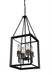 Artcraft - AC10064 - Four Light Chandelier - Vineyard - Matte Black