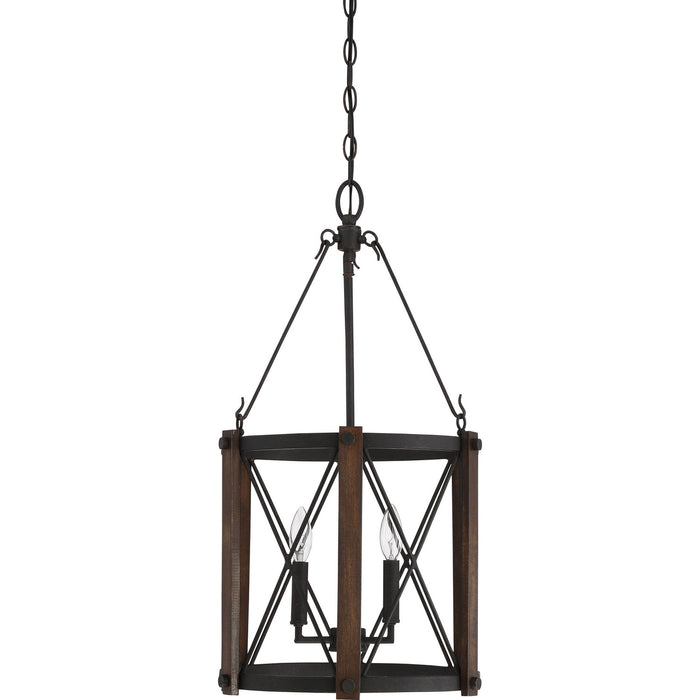 Quoizel - BRO5203MK - Three Light Foyer Pendant - Baron - Marcado Black