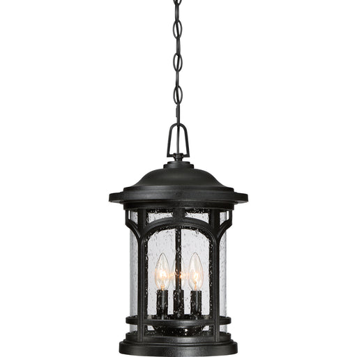 Quoizel - MBH1911K - Three Light Outdoor Hanging Lantern - Marblehead - Mystic Black