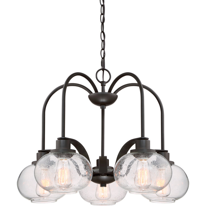 Quoizel - TRG5105OZ - Five Light Chandelier - Trilogy - Old Bronze