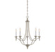 Savoy House - 1-1008-5-SN - Five Light Chandelier - Herndon - Satin Nickel