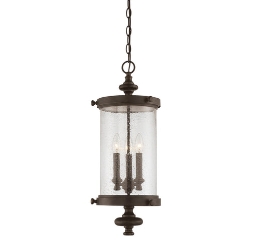 Savoy House - 5-1222-40 - Three Light Hanging Lantern - Palmer - Walnut Patina