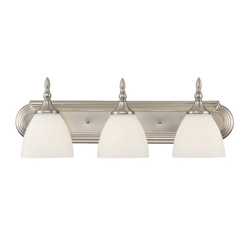 Savoy House - 8-1007-3-SN - Three Light Bath Bar - Herndon - Satin Nickel