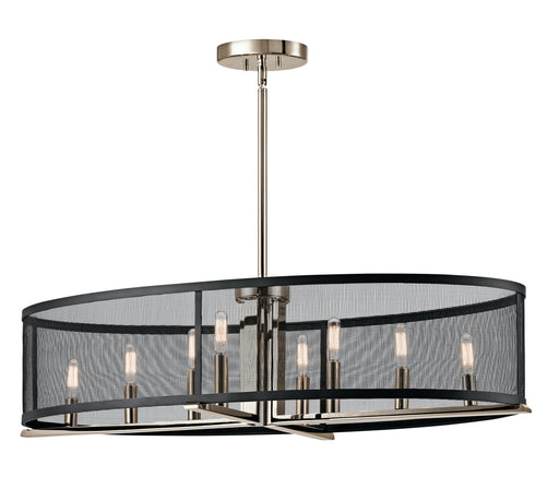 Kichler - 43712PN - Eight Light Pendant - Titus - Polished Nickel