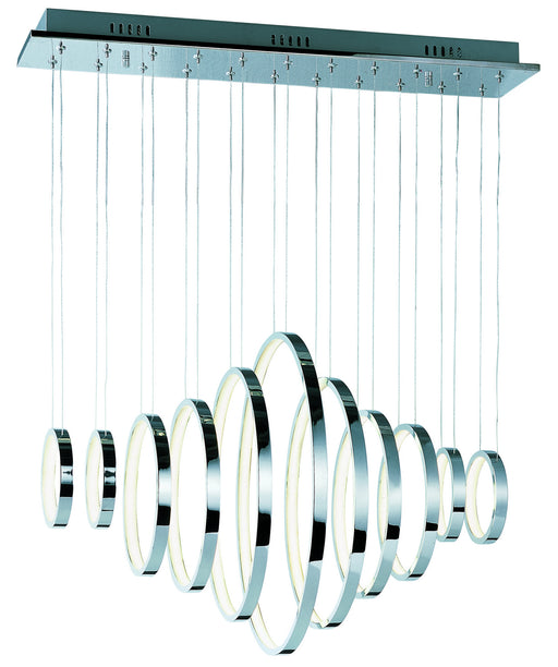 ET2 - E22716-PC - LED Pendant - Hoops LED - Polished Chrome