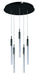 ET2 - E32775-91BC - LED Pendant - Scepter - Black Chrome