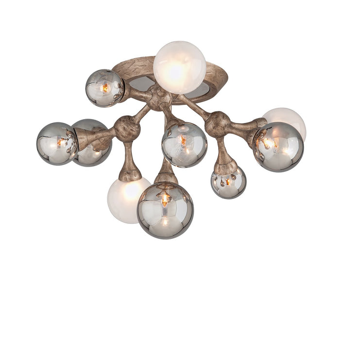 Corbett Lighting - 206-311-SGL - Ten Light Semi Flush Mount - Element - Vienna Bronze