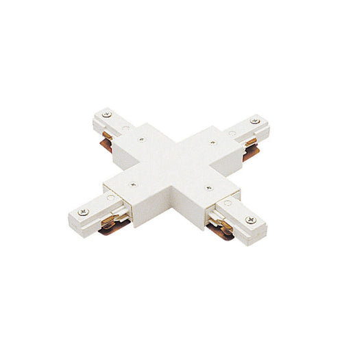 W.A.C. Lighting - J2-X-WT - Track Connector - J Track - White